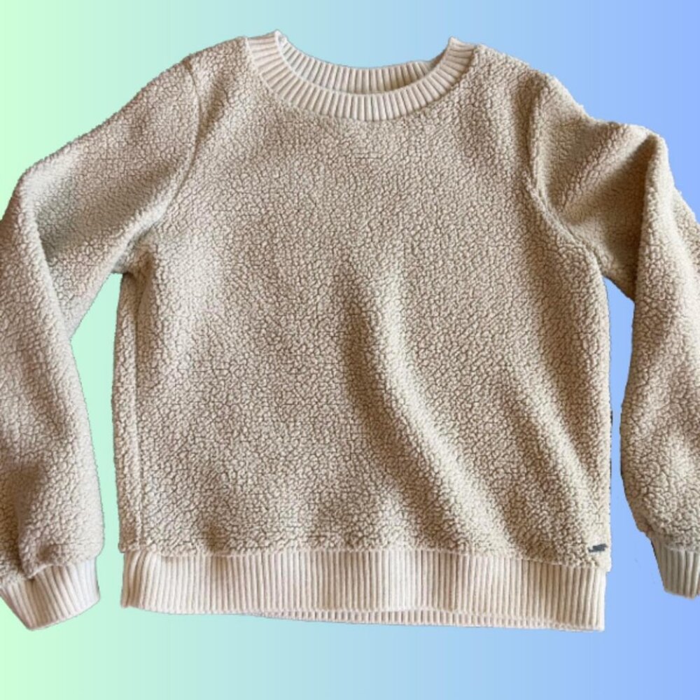 Y2K Abercrombie & Fitch Teddy Sherpa Crewneck
